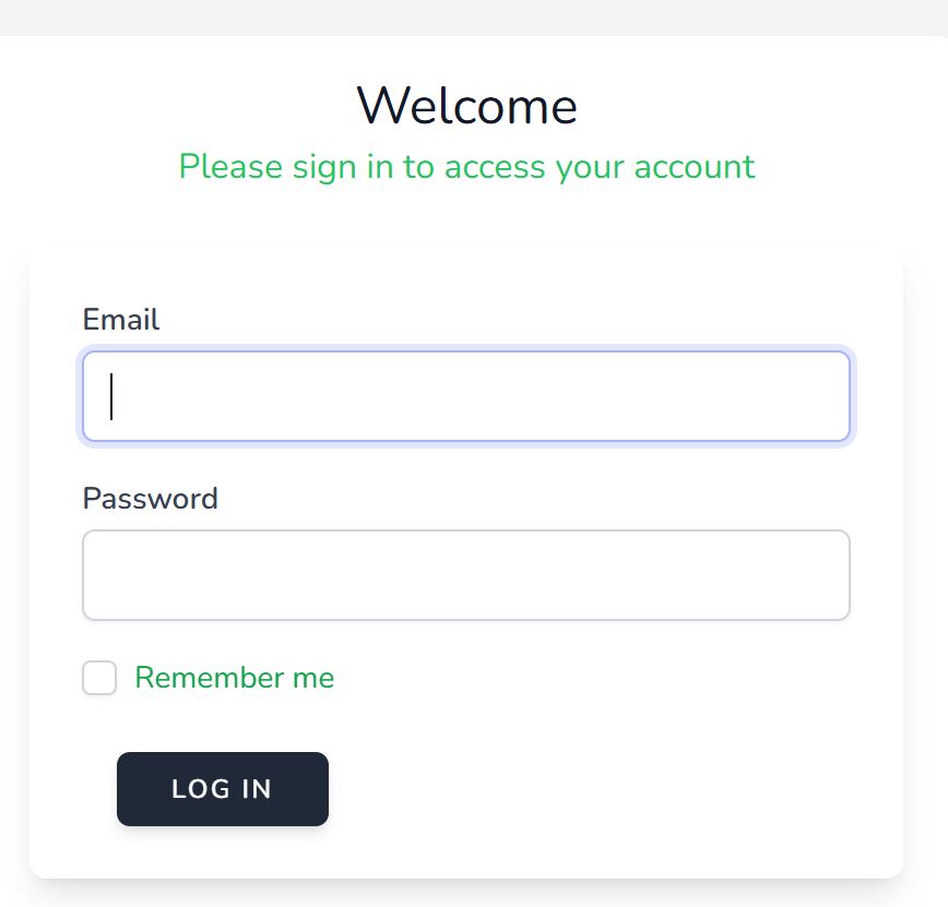 Inventory Management System Screenshot